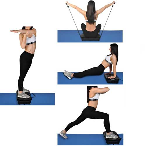 visoko zmogljiva vibracijska platforma za hujšanje in krepitev